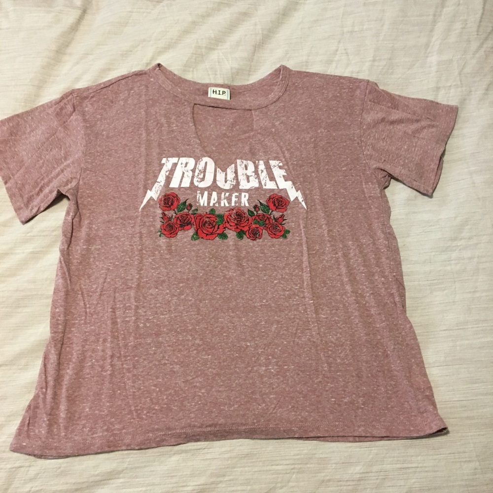 Scoop neck with V cut T-Shirt